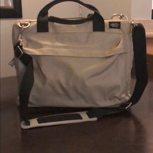 Jack Spade Coated Canvas briefcase laptop bag